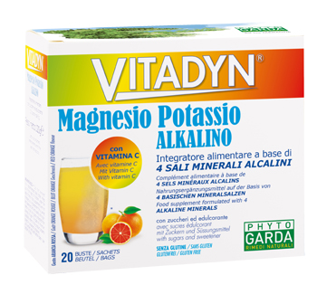 VITADYN MAGNESIO POTASSIO ALKALINO 20 BUSTINE - Farmacia Artemisia di Montecuollo Dott. Angelo snc