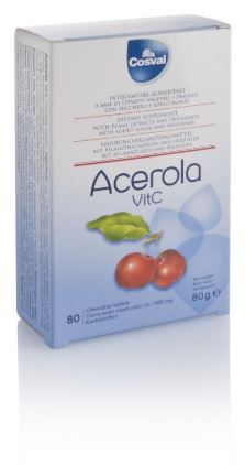 ACEROLA VITAMINA C 80 TAVOLETTE - Farmacia Artemisia di Montecuollo Dott. Angelo snc
