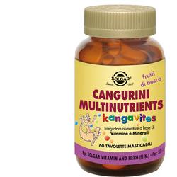 CANGURINI MULTINUTRIENTS FRUTTI BOSCO 60 COMPRESSE - Farmacia Artemisia di Montecuollo Dott. Angelo snc