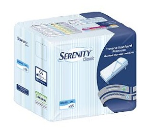 TRAVERSA SALVAMATERASSO PER INCONTINENZA SERENITY CLASSIC RIMBOCCABILE MISURA 80X180CM 30 PEZZI - Farmacia Artemisia di Montecuollo Dott. Angelo snc