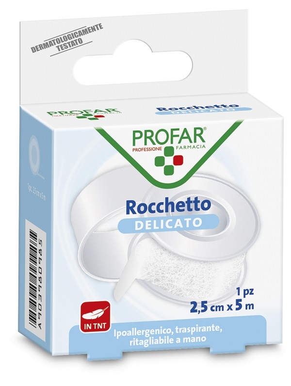 CEROTTO ROCCHETTO TESSUTO NON TESSUTO DELICATO CM 2,5X5 M PROFAR - Farmacia Artemisia di Montecuollo Dott. Angelo snc