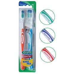 GUM SUPER TIP 463 COMPACT SPAZZOLINO MEDIO BONUS PACK 2 PEZZI - Farmacia Artemisia di Montecuollo Dott. Angelo snc