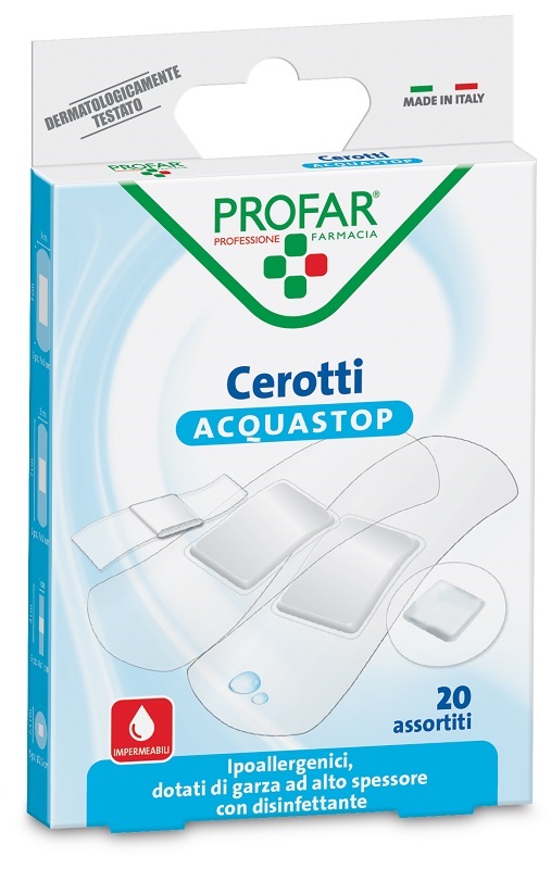 CEROTTO ACQUASTOP ASSORTITI PROFAR 20 PEZZI - Farmacia Artemisia di Montecuollo Dott. Angelo snc