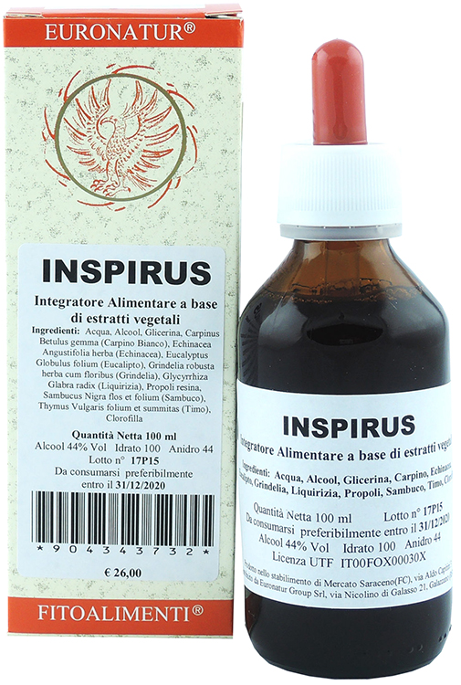 INSPIRUS GOCCE 100 ML - Farmacia Artemisia di Montecuollo Dott. Angelo snc