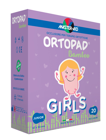 CEROTTO OCULARE PER ORTOTTICA ORTOPAD GIRLS M 5,4X7,6 20 PEZZI - Farmacia Artemisia di Montecuollo Dott. Angelo snc