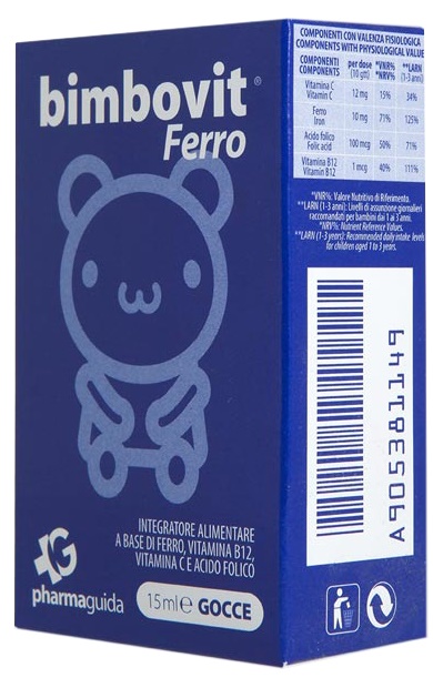 BIMBOVIT FERRO GOCCE 15 ML - Farmacia Artemisia di Montecuollo Dott. Angelo snc
