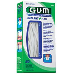 GUM IMPLANT + FLOSS FILO INTERDENTALE 50 PEZZI - Farmacia Artemisia di Montecuollo Dott. Angelo snc