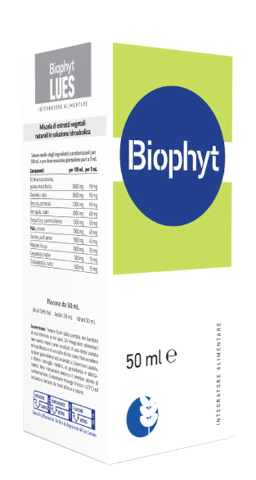 BIOPHYT LUES 50 ML SOLUZIONE IDROALCOLICA - Farmacia Artemisia di Montecuollo Dott. Angelo snc