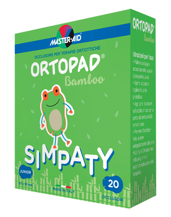 CEROTTO OCULARE PER ORTOTTICA ORTOPAD SIMPATY REGULAR 5,7X8,2 20 PEZZI - Farmacia Artemisia di Montecuollo Dott. Angelo snc