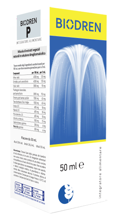 BIODREN P SOLUZIONE IDROALCOLICA 50 ML - Farmacia Artemisia di Montecuollo Dott. Angelo snc