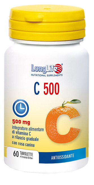 LONGLIFE C 500 T/R 60 TAVOLETTE - Farmacia Artemisia di Montecuollo Dott. Angelo snc