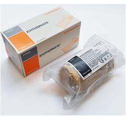BENDA MEDICATA ICHTHOPASTE CON OSSIDO DI ZINCO ITTIOLO PER TRATTAMENTO ULCERE VENOSE ARTI INFERIORI 7,5X600 CM - Farmacia Artemisia di Montecuollo Dott. Angelo snc