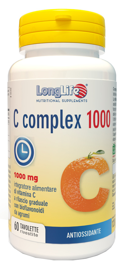 LONGLIFE C COMPLEX 1000 T/R 60 TAVOLETTE - Farmacia Artemisia di Montecuollo Dott. Angelo snc