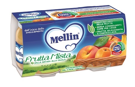 MELLIN OMOGENEIZZATO FRUTTA MISTA 100 G 2 PEZZI - Farmacia Artemisia di Montecuollo Dott. Angelo snc