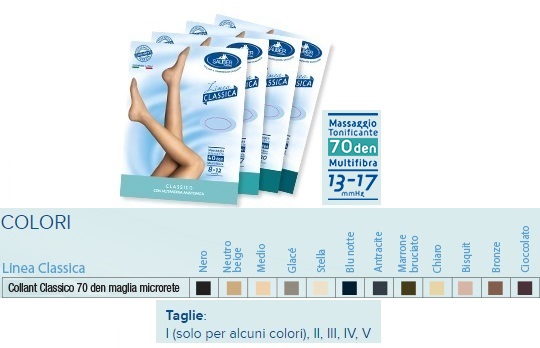 SAUBER COLLANT 70 DENARI MAGLIA MICRORETE MEDIO 4 LINEA CLASSICA - Farmacia Artemisia di Montecuollo Dott. Angelo snc