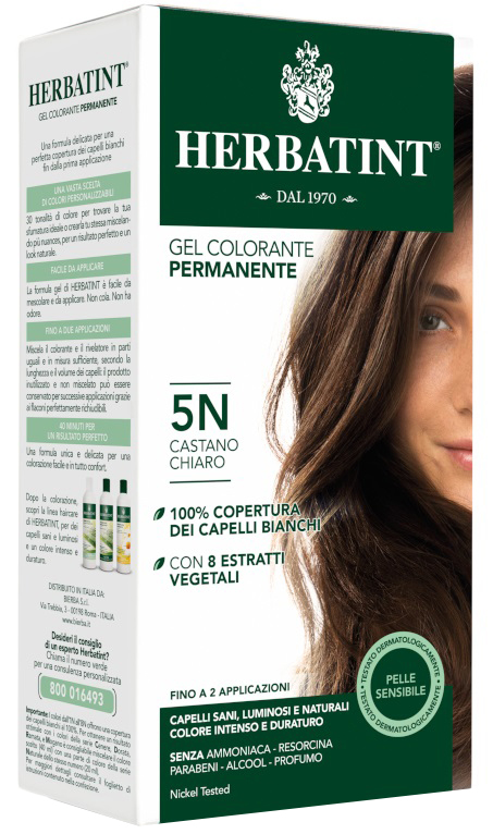 HERBATINT 5N CASTANO CHIARO 150 ML - Farmacia Artemisia di Montecuollo Dott. Angelo snc