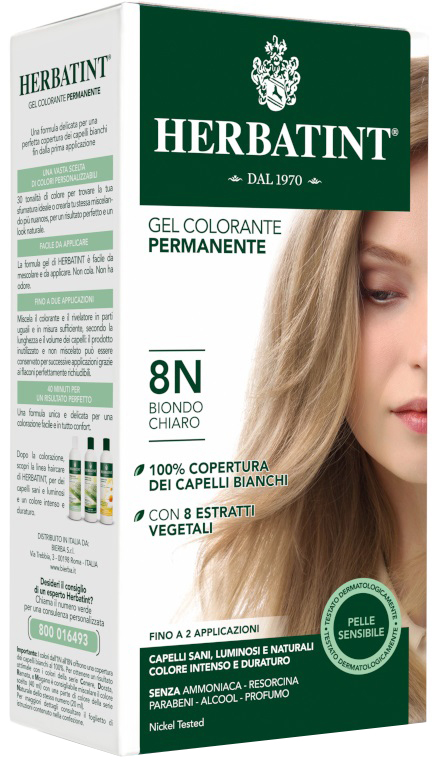 HERBATINT 8N BIONDO CHIARO 150 ML - Farmacia Artemisia di Montecuollo Dott. Angelo snc