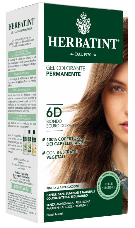 HERBATINT 6D BIONDO SCURO DORATO 150 ML - Farmacia Artemisia di Montecuollo Dott. Angelo snc