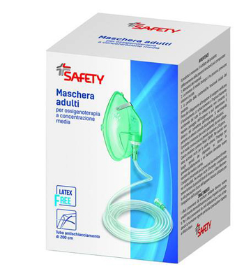 MASCHERA PER OSSIGENOTERAPIA CON TUBO 200CM - Farmacia Artemisia di Montecuollo Dott. Angelo snc