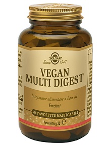 VEGAN MULTI DIGEST 50 TAVOLETTE MASTICABILI - Farmacia Artemisia di Montecuollo Dott. Angelo snc