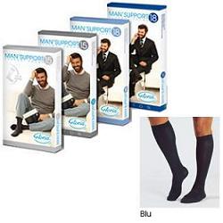MAN SUPPORT 15 COTTON GAMBALETTO 15 BLU 3 - Farmacia Artemisia di Montecuollo Dott. Angelo snc
