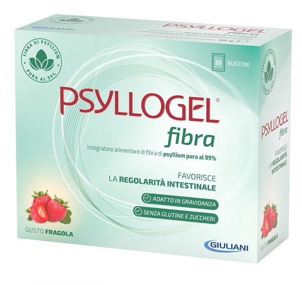 PSYLLOGEL FIBRA FRAGOLA 20 BUSTINE - Farmacia Artemisia di Montecuollo Dott. Angelo snc