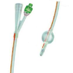 CATETERE FOLEY IN SILICONE TRASPARENTE A 2 VIE CON PALLONCINO 5-10ML DIAMETRO CH18 6,00MM LUNGHEZZA 40CM - Farmacia Artemisia di Montecuollo Dott. Angelo snc