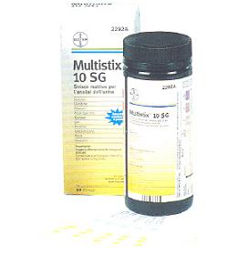 STRISCIA REATTIVA MULTITEST MULTISTIX 10SG 25 PEZZI - Farmacia Artemisia di Montecuollo Dott. Angelo snc