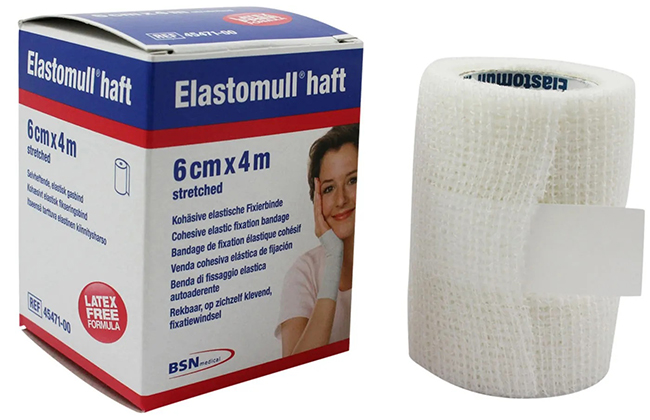 BENDA ELASTICA AUTOADESIVA ELASTOMULL HAFT BLU 6X400 CM - Farmacia Artemisia di Montecuollo Dott. Angelo snc