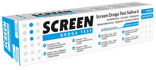 SCREEN DROGA TEST SALIVA 6 DROGHE - Farmacia Artemisia di Montecuollo Dott. Angelo snc