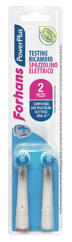 FORHANS POWER PLUS TESTINA 2 PEZZI RICAMBIO - Farmacia Artemisia di Montecuollo Dott. Angelo snc