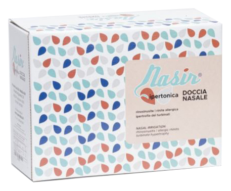 NASIR LAVAGGIO NASALE SOLUZIONE IPERTONICA KIT COMPOSTO DA 3 SACCHE 250 ML + 3 BLISTER - Farmacia Artemisia di Montecuollo Dott. Angelo snc