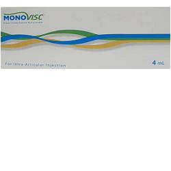 SIRINGA INTRA-ARTICOLARE MONOVISC ACIDO IALURONICO 20MG/ML 4 ML - Farmacia Artemisia di Montecuollo Dott. Angelo snc