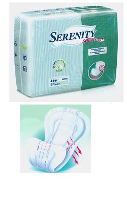 PANNOLONE PER INCONTINENZA SAGOMATO SERENITY SOFTDRY+ ALOE SUPER 30 PEZZI - Farmacia Artemisia di Montecuollo Dott. Angelo snc