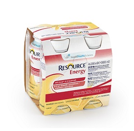 RESOURCE ENERGY VANIGLIA 4 BOTTIGLIE 200 ML NUOVO PACKAGING - Farmacia Artemisia di Montecuollo Dott. Angelo snc