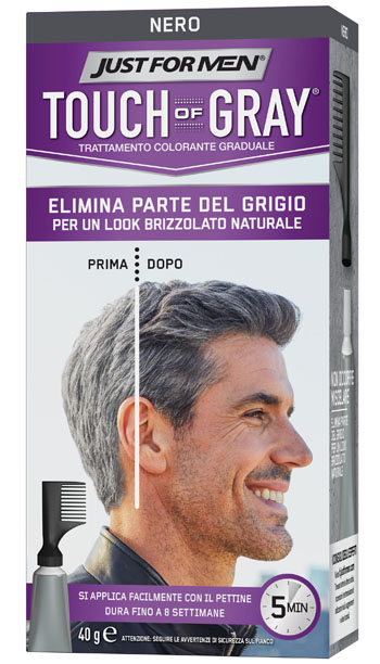 JUST FOR MEN TOUCH OF GRAY NERO 40 G - Farmacia Artemisia di Montecuollo Dott. Angelo snc