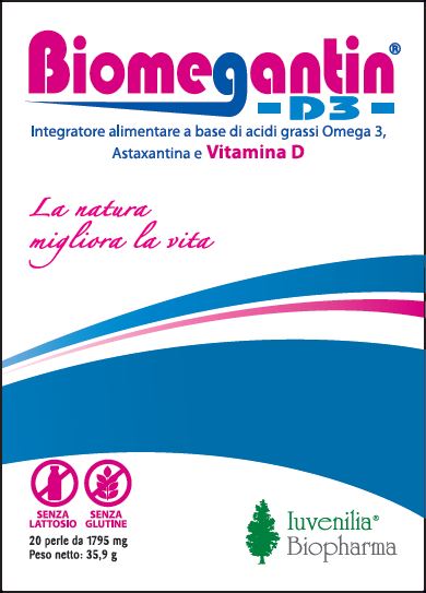 BIOMEGANTIN D3 20 PERLE - Farmacia Artemisia di Montecuollo Dott. Angelo snc