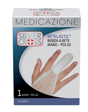 BENDA SILVER CROSS RETEL MANO/POLSO CALIBRO 3 1 PEZZO - Farmacia Artemisia di Montecuollo Dott. Angelo snc