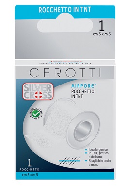 CEROTTO IN ROCCHETTO SILVER CROSS AIRPORE 5X500 CM 1 PEZZO - Farmacia Artemisia di Montecuollo Dott. Angelo snc