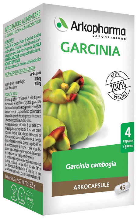 ARKO CAPSULE GARCINIA CAMB 45 CAPSULE - Farmacia Artemisia di Montecuollo Dott. Angelo snc