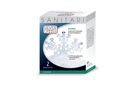GHIACCIO ISTANTANEO SILVER CROSS 2 BUSTE IN TESSUTO NON TESSUTO - Farmacia Artemisia di Montecuollo Dott. Angelo snc