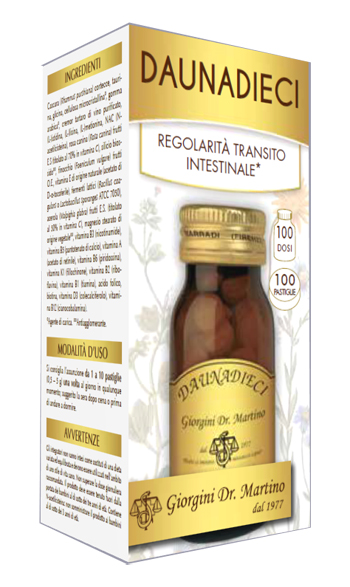 DAUNADIECI 100 PASTIGLIE - Farmacia Artemisia di Montecuollo Dott. Angelo snc