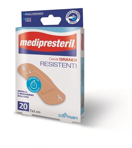 CEROTTO MEDIO MEDIPRESTERIL RESISTENTE 7X2CM 20 PEZZI - Farmacia Artemisia di Montecuollo Dott. Angelo snc