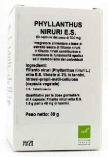 PHYLLANTHUS NIRURI ESTRATTO SECCO 60 CAPSULE - Farmacia Artemisia di Montecuollo Dott. Angelo snc