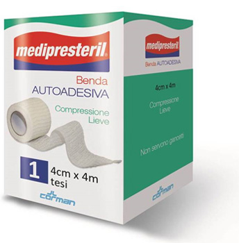 BENDA ADESIVA MEDIPRESTERIL 4X400CM - Farmacia Artemisia di Montecuollo Dott. Angelo snc