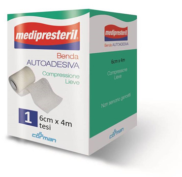 BENDA ADESIVA MEDIPRESTERIL 6X400CM - Farmacia Artemisia di Montecuollo Dott. Angelo snc