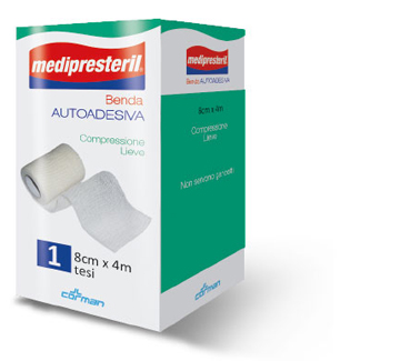 BENDA ADESIVA MEDIPRESTERIL 8X400 CM - Farmacia Artemisia di Montecuollo Dott. Angelo snc