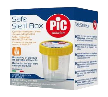 CONTENITORE PIC URINA 100 ML PRELEVAMENTO SOTTOVUOTO - Farmacia Artemisia di Montecuollo Dott. Angelo snc