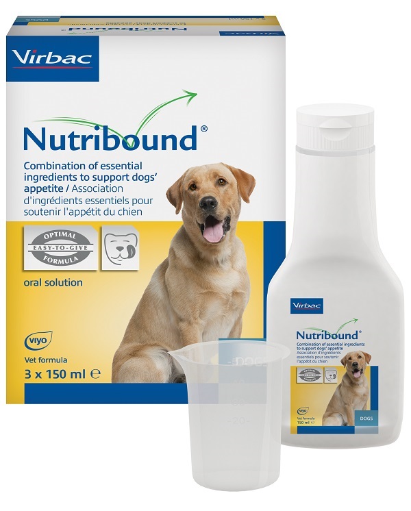 NUTRIBOUND SOLUZIONE ORALE APPETIBILE PER CANE 3 FLACONI DA 150 ML - Farmacia Artemisia di Montecuollo Dott. Angelo snc