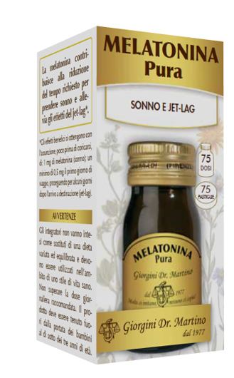 MELATONINA PURA 75 PASTIGLIE - Farmacia Artemisia di Montecuollo Dott. Angelo snc